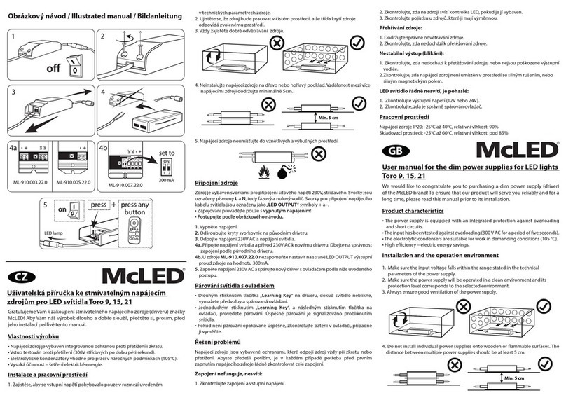 McLED ML-910.007.22.0 Setup guide