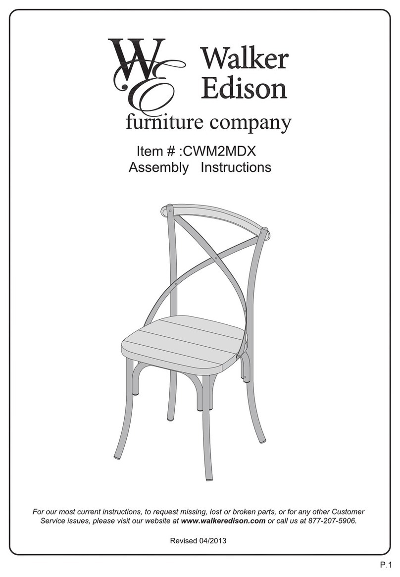 Walker Edison CWM2MDX User manual