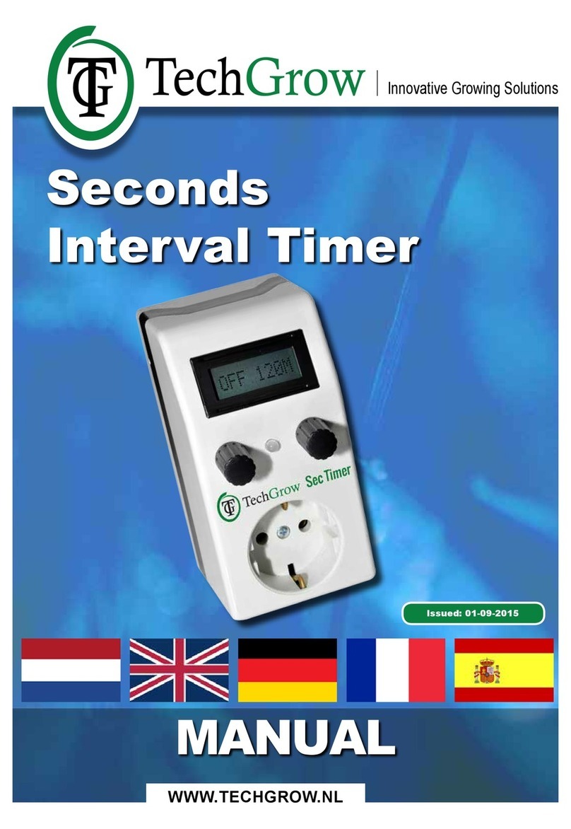 TechGrow SecTimer manual