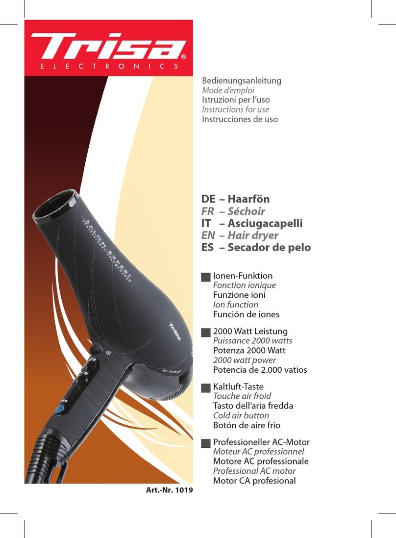 Trisa 1019 Instructions for use