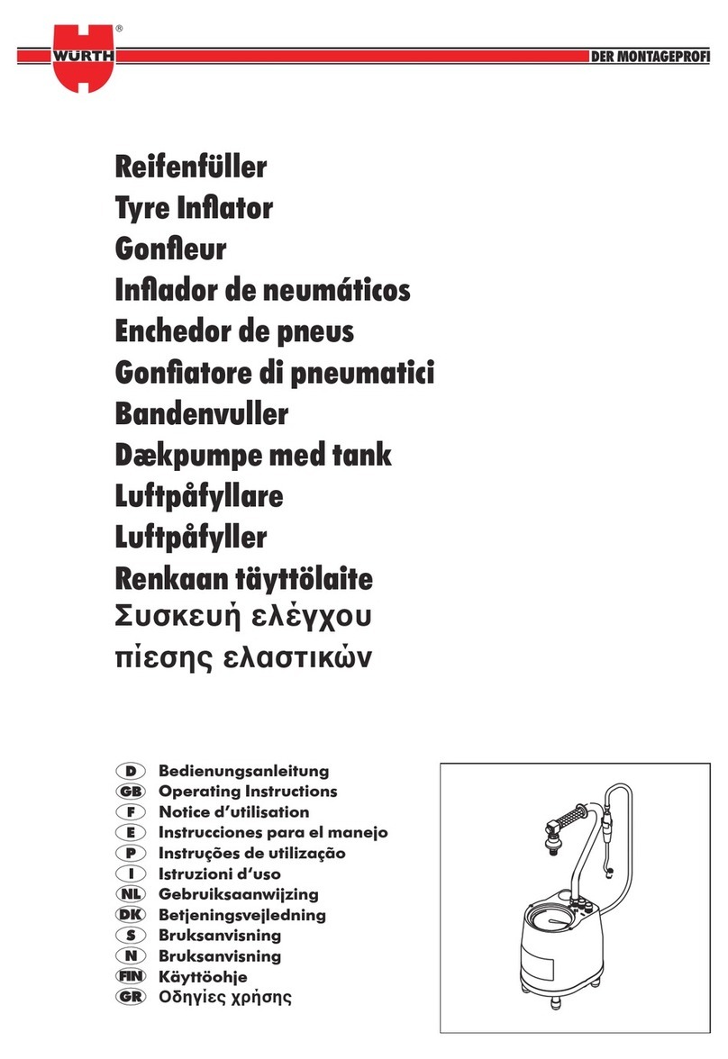 Würth 715 93 92 operating instructions