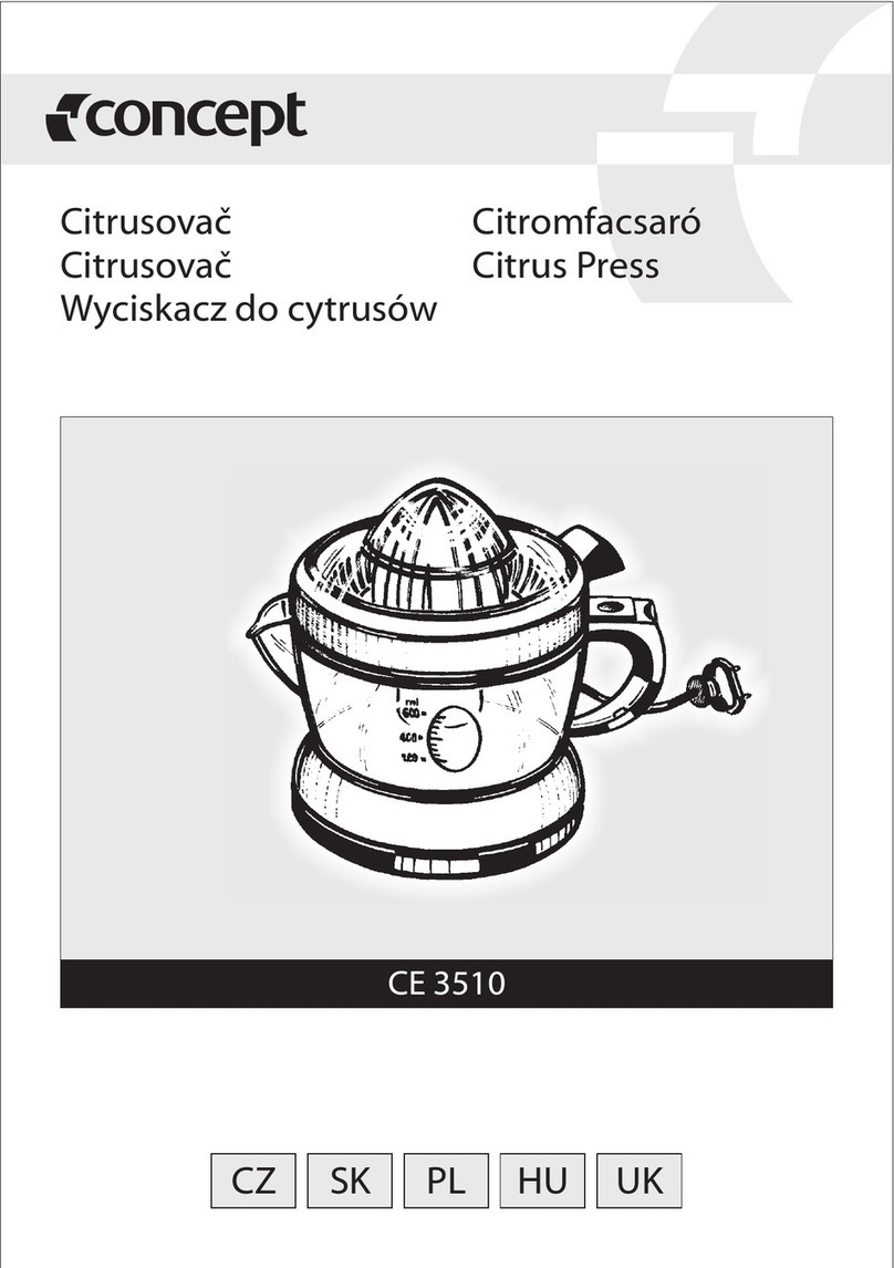 Concept2 CE 3510 User manual