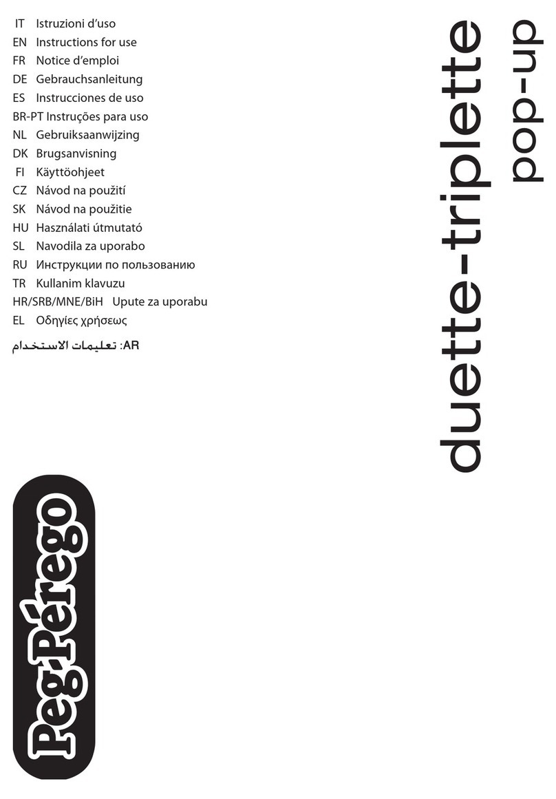 Peg-Perego Duette-Triplette Pop-Up User manual