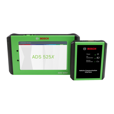 Bosch ADS 525X User manual Bosch ADS 525X User manual