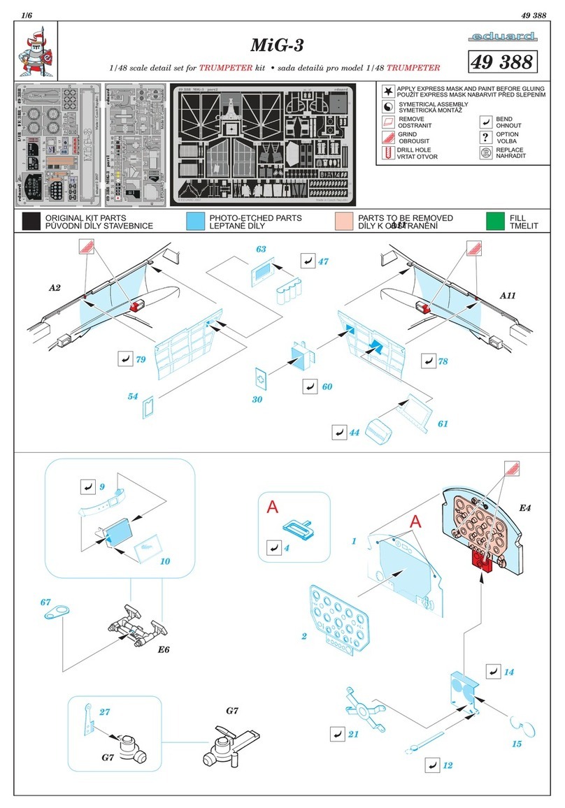 Eduard MiG-3 User manual