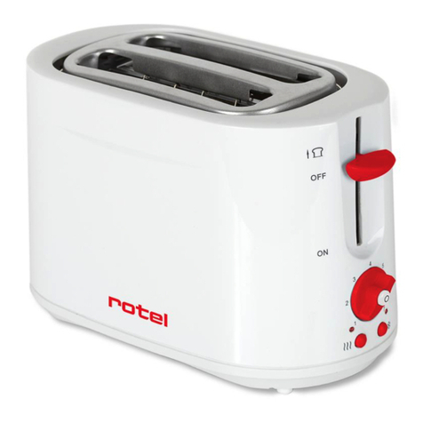 Rotel EASYTOAST 1682CH User manual
