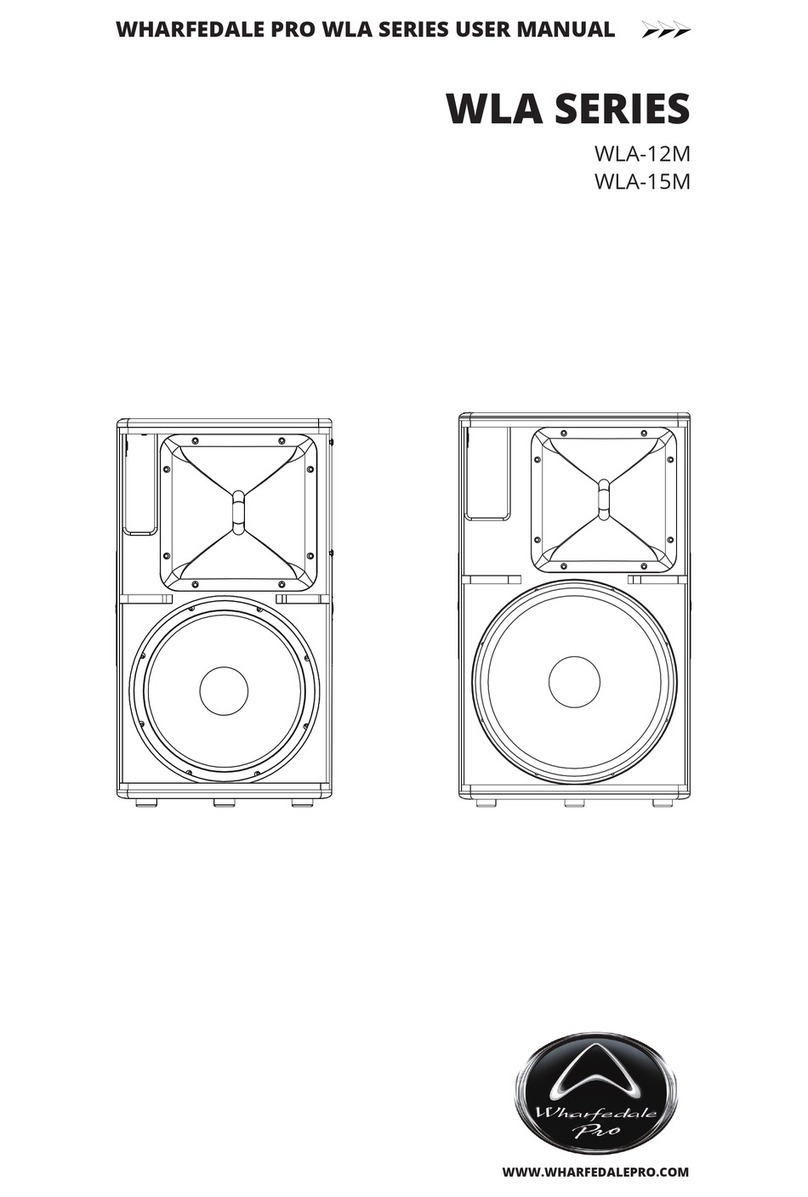 Wharfedale Pro WLA Series user manual
