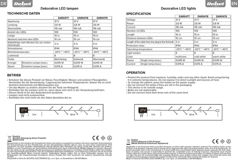 Rebel Light ZAR0477 Guide
