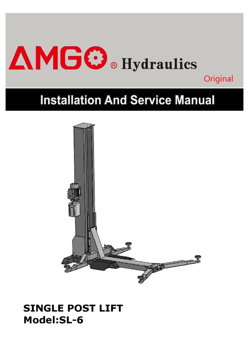 AMGO SL-6 Installation and service manual