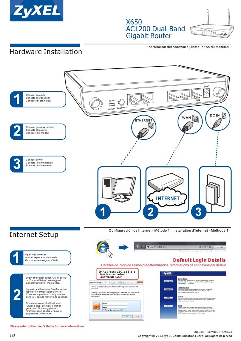 ZyXEL Communications X650 Manual