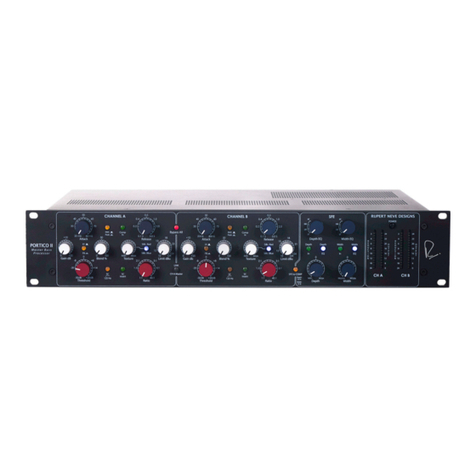 Rupert Neve Designs Portico II Operation manual