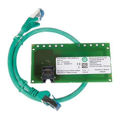 Bender RFID114 User manual
