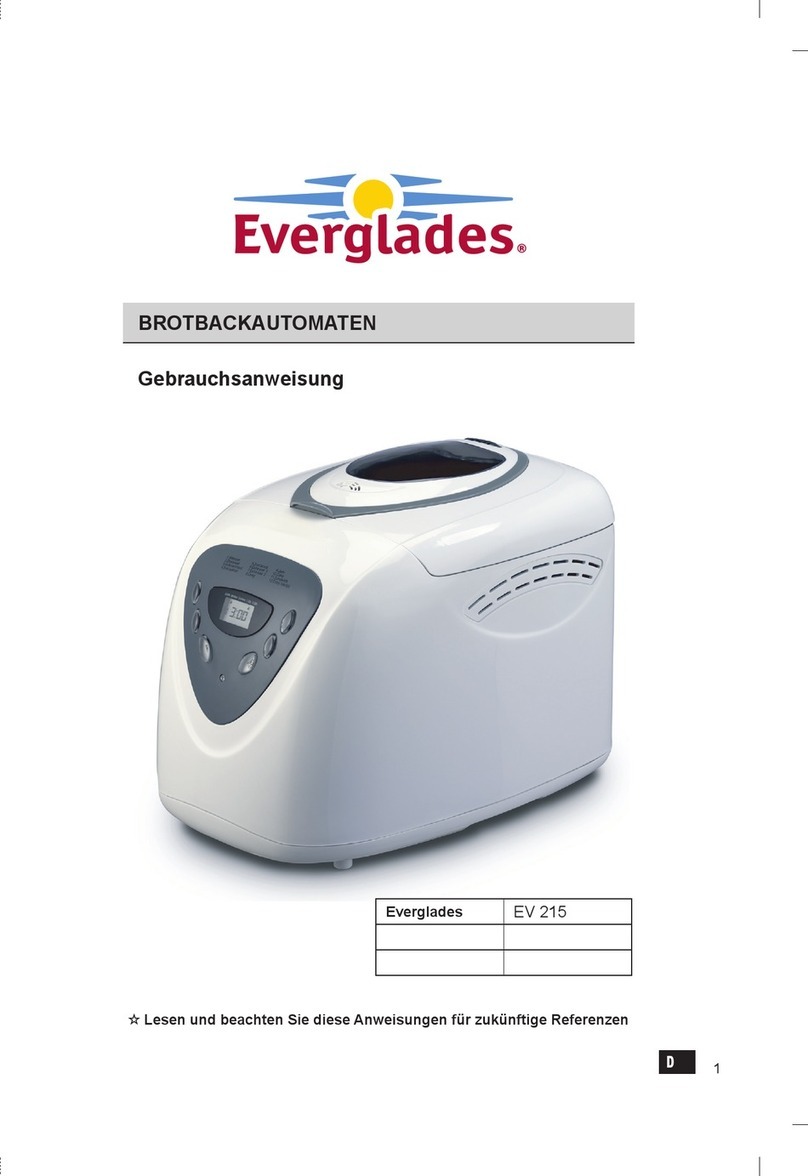 Everglades EV 215 instruction manual