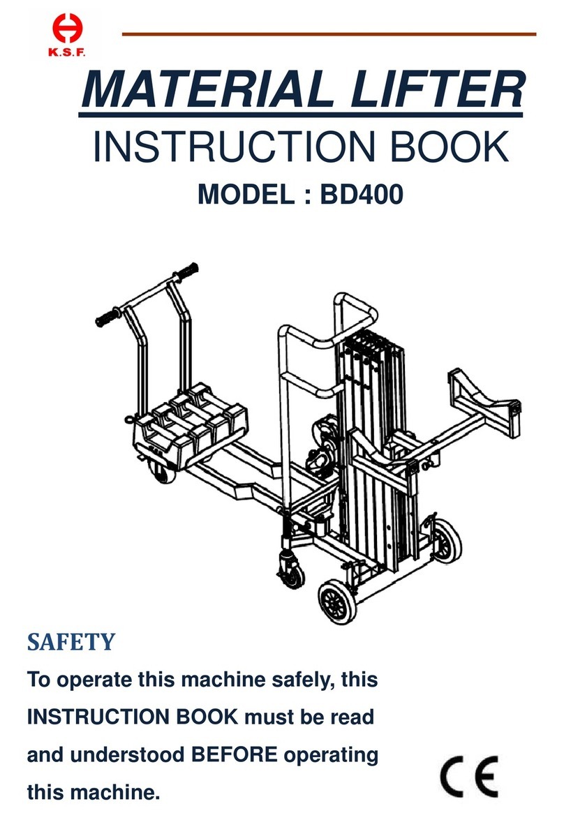 KSF BD400 Instruction book