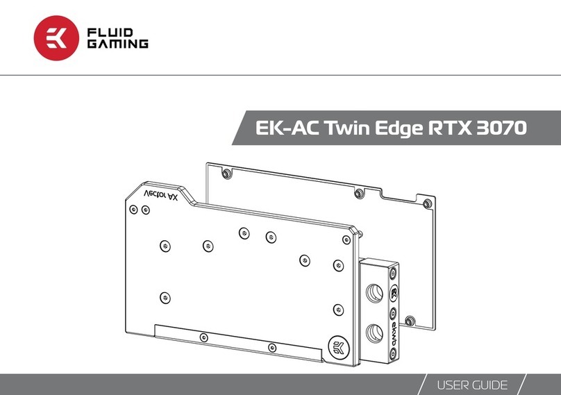 Fluid Gaming EK-AC Twin Edge RTX 3070 User manual