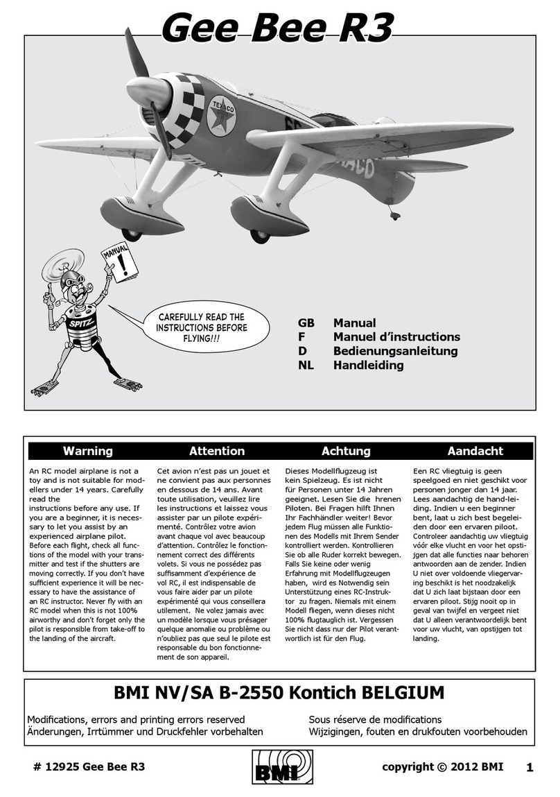 BMI Gee Bee R3 manual