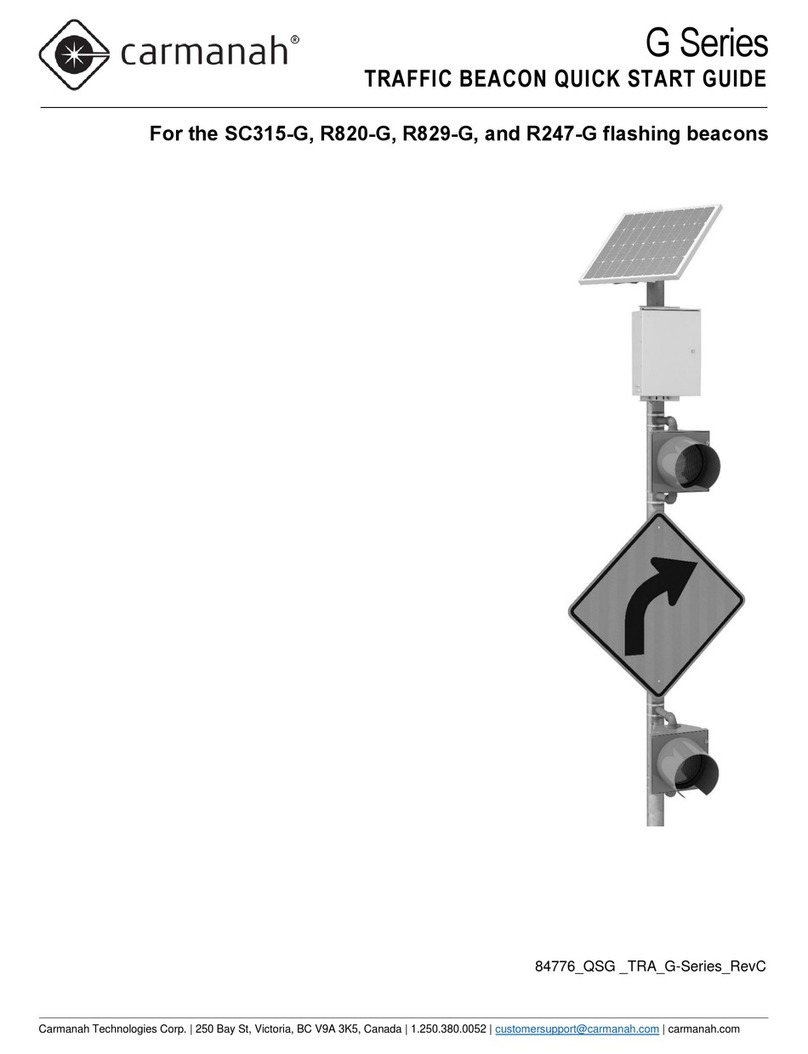 Carmanah G Series quick start guide