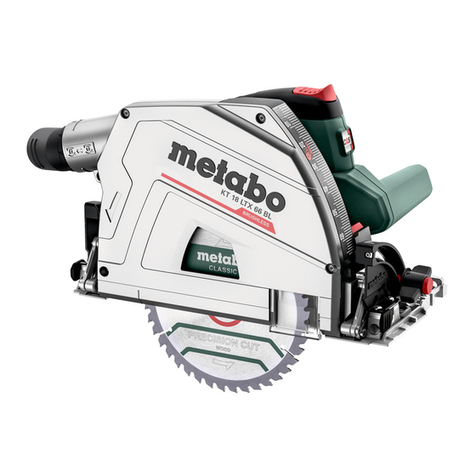 Metabo KT 18 LTX 66 BL User manual