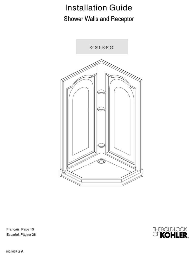 Kohler K-1018 User manual