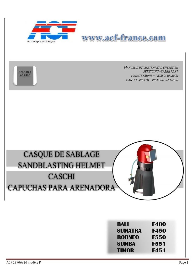 ACF BALI F400 manual