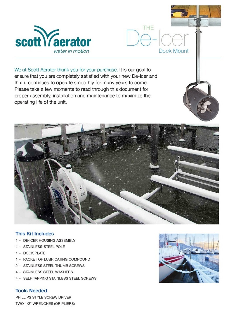 Scott Aerator De-Icer Dock Mount Aassembly Instructions