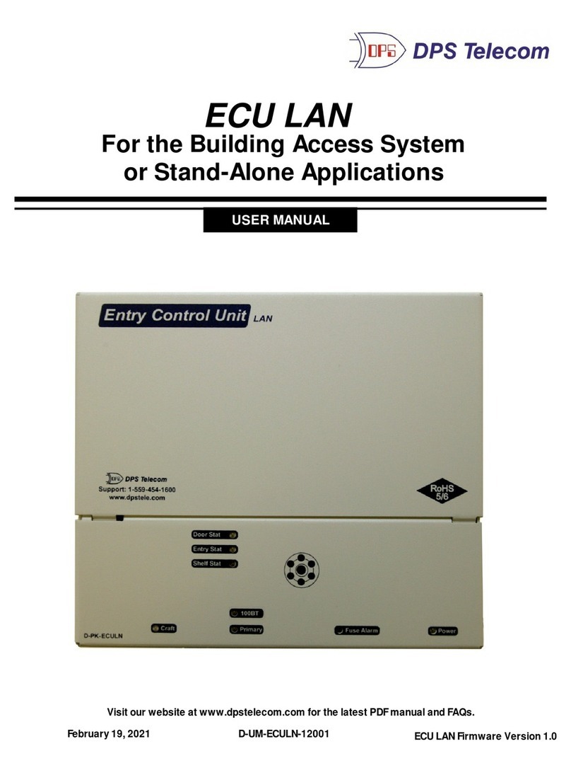 DPS Telecom ECU LAN user manual