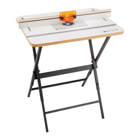 Rockler Complete Router Table User manual