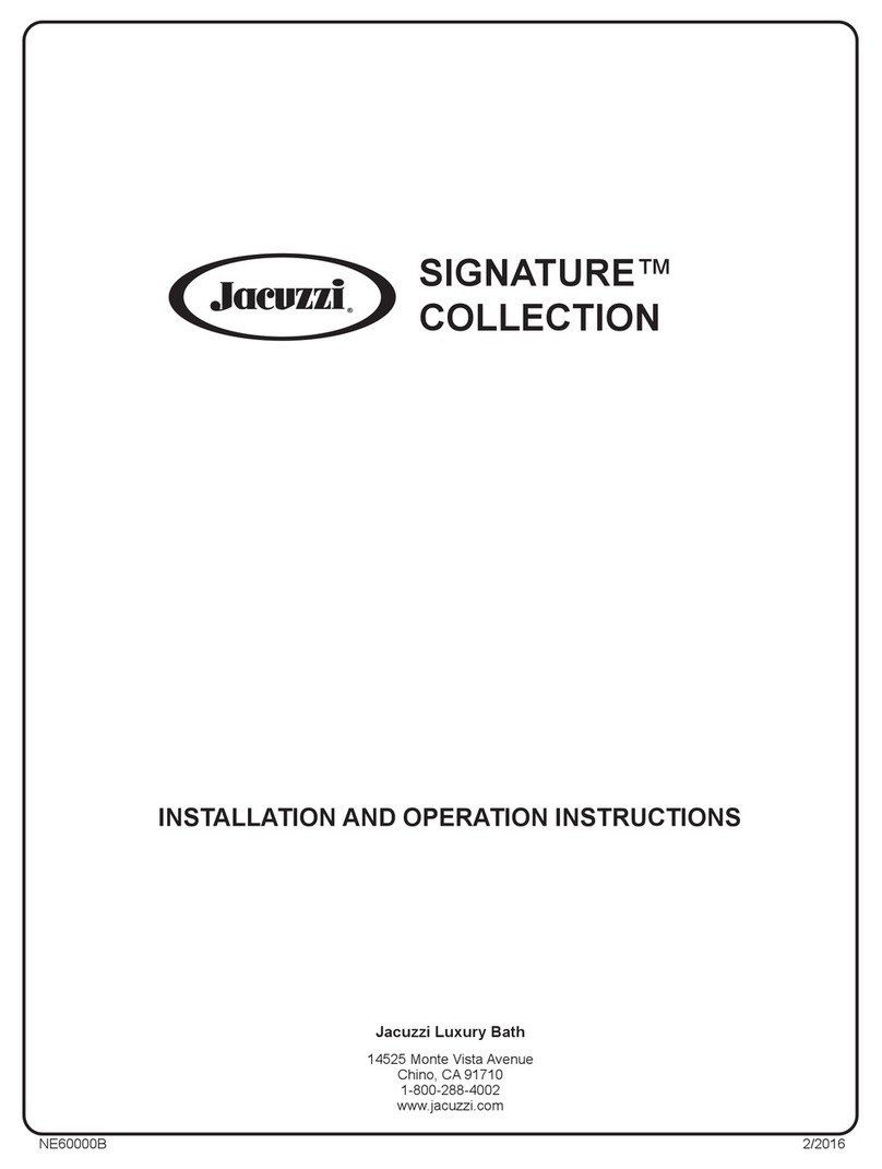 Jacuzzi SIGNATURE COLLECTION User manual