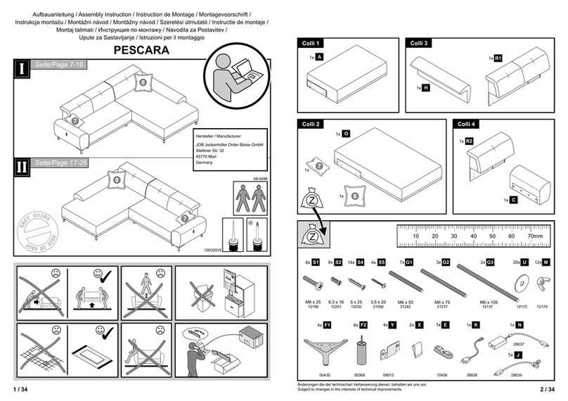 JOB PESCARA Assembly instruction