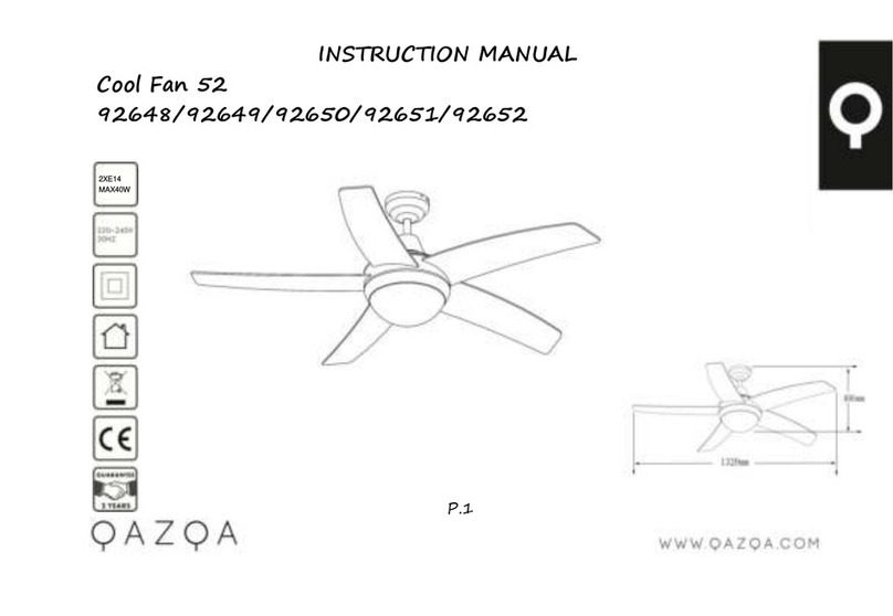 Qazqa Cool Fan 52 User manual