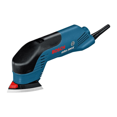 Bosch GDA 280 E Professional User manual Bosch GDA 280 E Professional User manual
