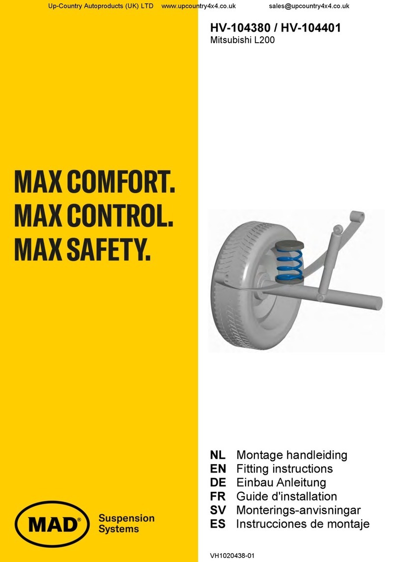 MAD HV-104380 User manual