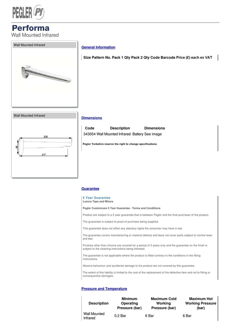 Pegler Yorkshire Performa manual