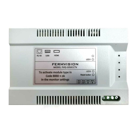 Fermax FERMVISION User guide Fermax FERMVISION User guide