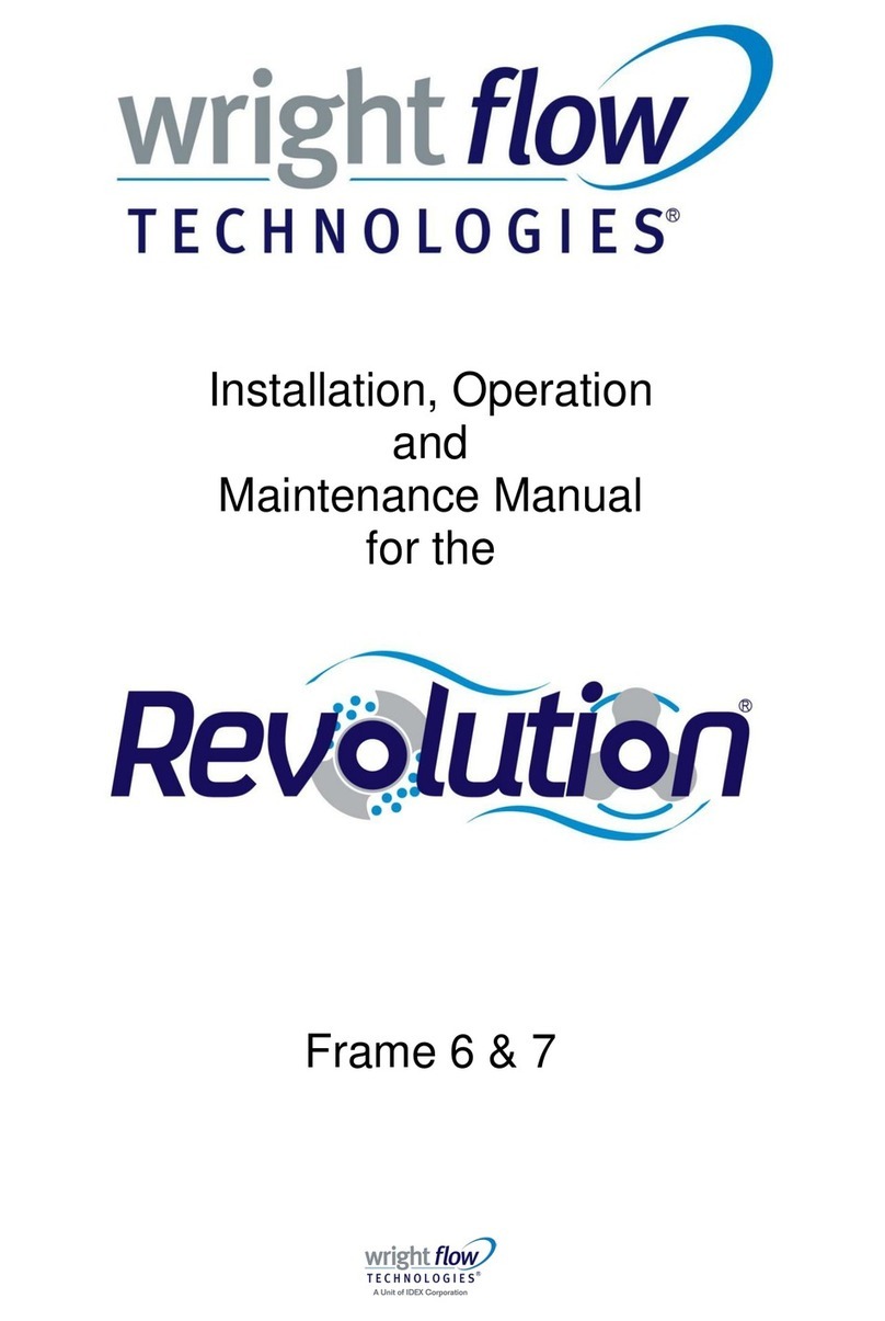 Wright Flow Technologies Revolution R0150X User manual