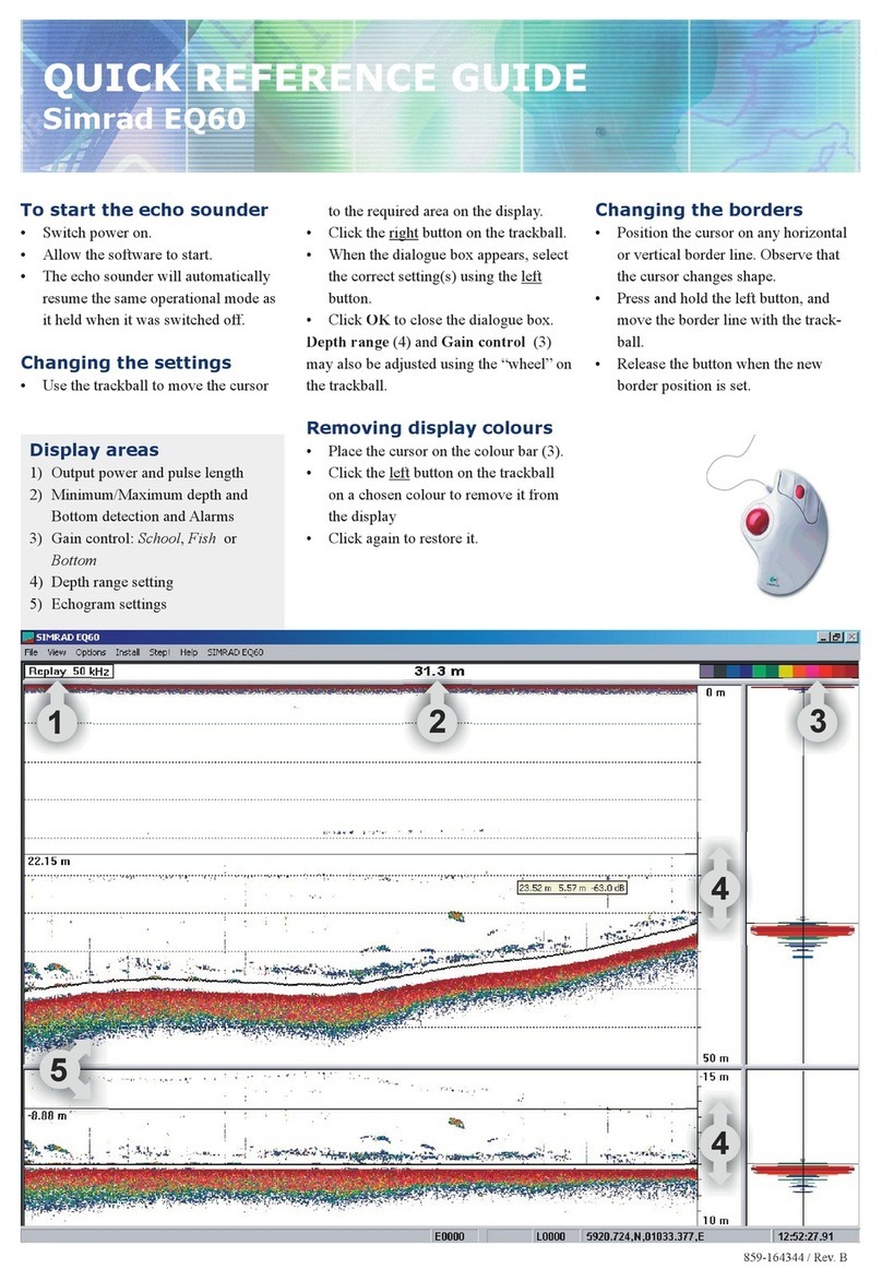Simrad EQ60 User manual Simrad EQ60 User manual