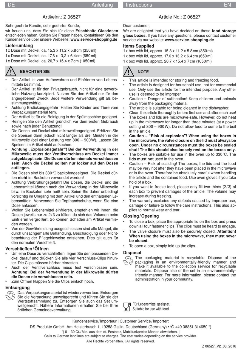 DS Produkte Z 06527 instructions