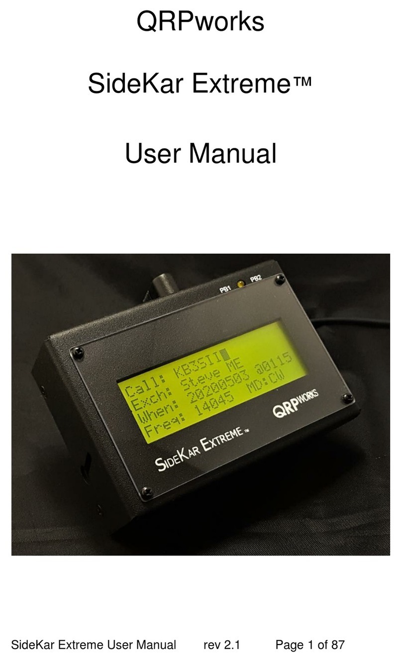 QRPworks SideKar Extreme user manual