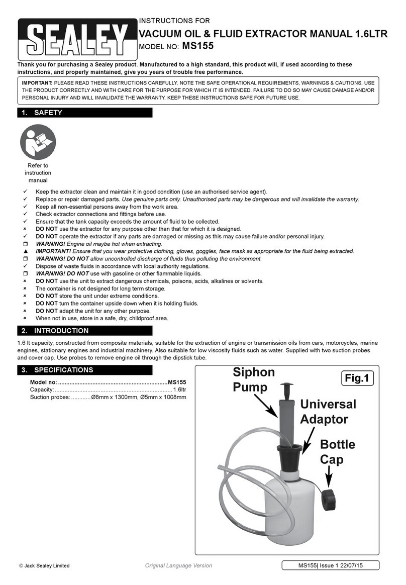 Sealey ms155 User manual