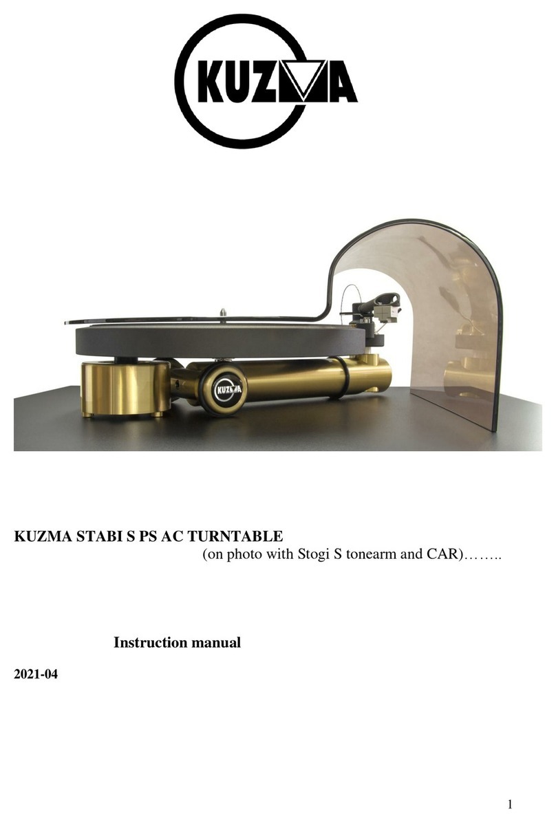 Kuzma STABI S PS AC User manual