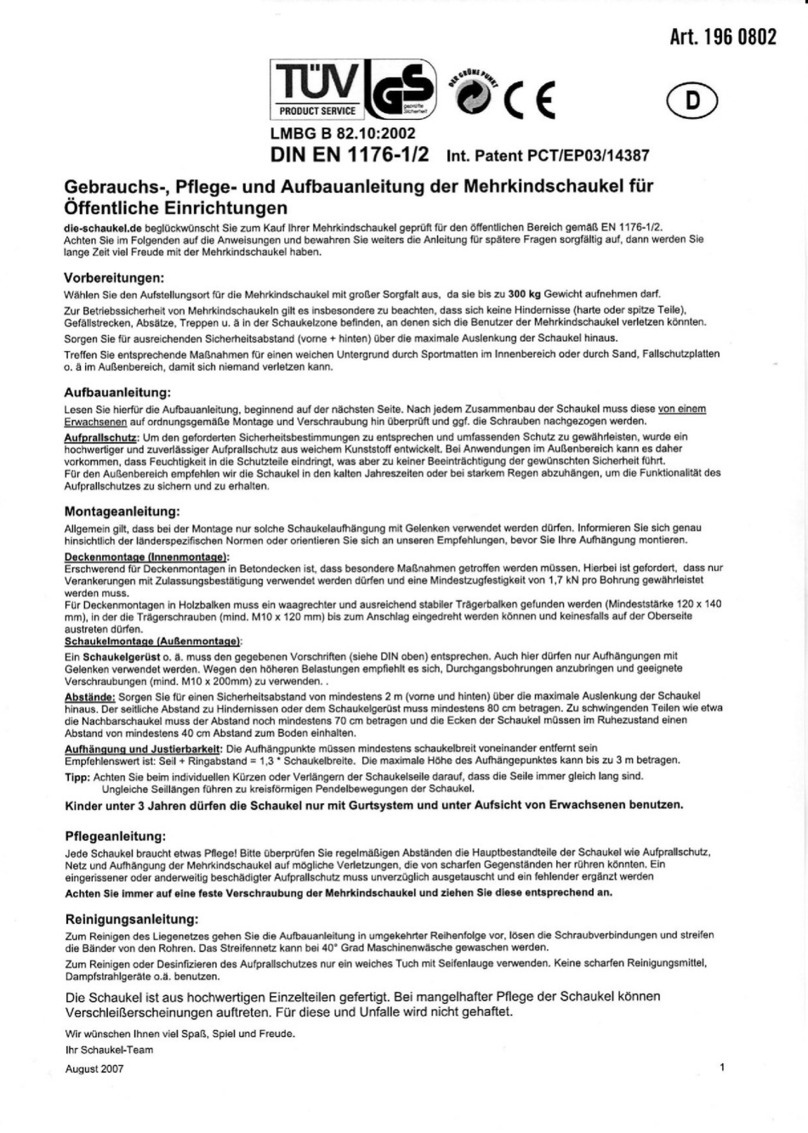 die-schaukel.de LMBG B 82.10:2002 Owner's manual