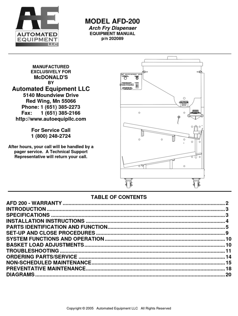AUTOMATED EQUIPMENT AFD-200 Technical Document