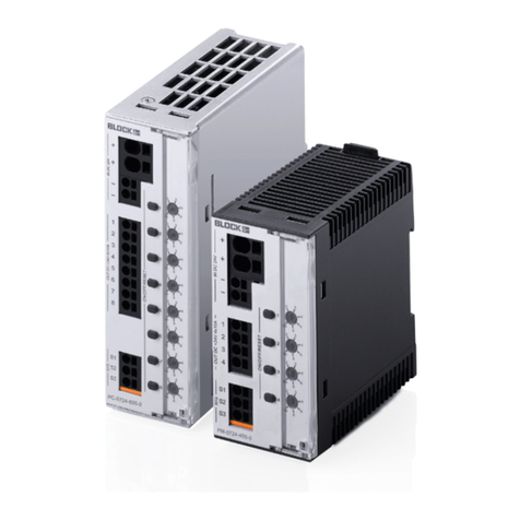 Block PM-0748-200-0 User manual