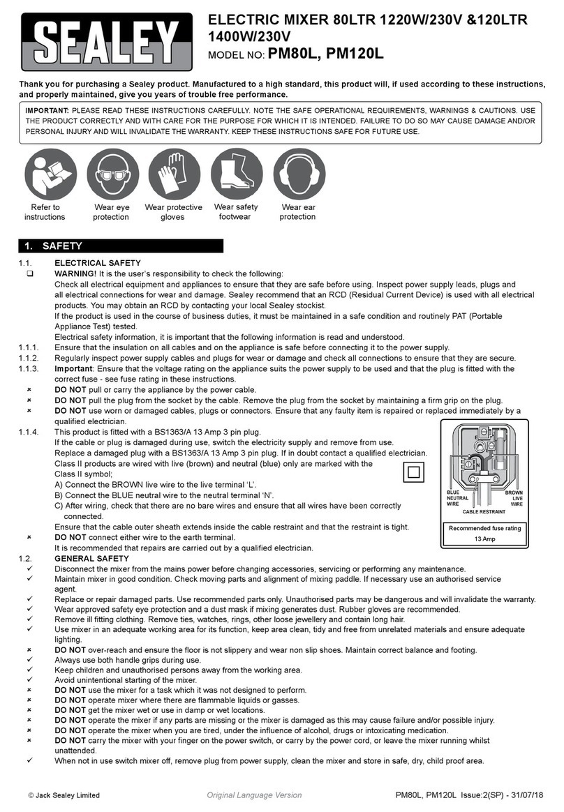 Sealey PM80L User manual