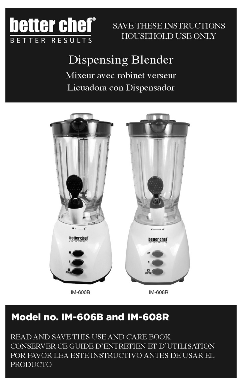 better chef IM-606B User manual