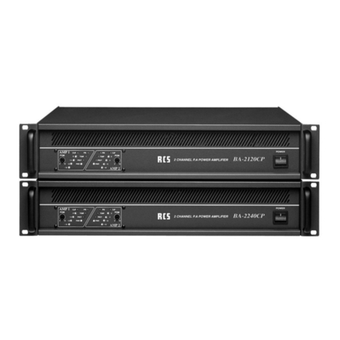 RCS BA-2120 CP User manual
