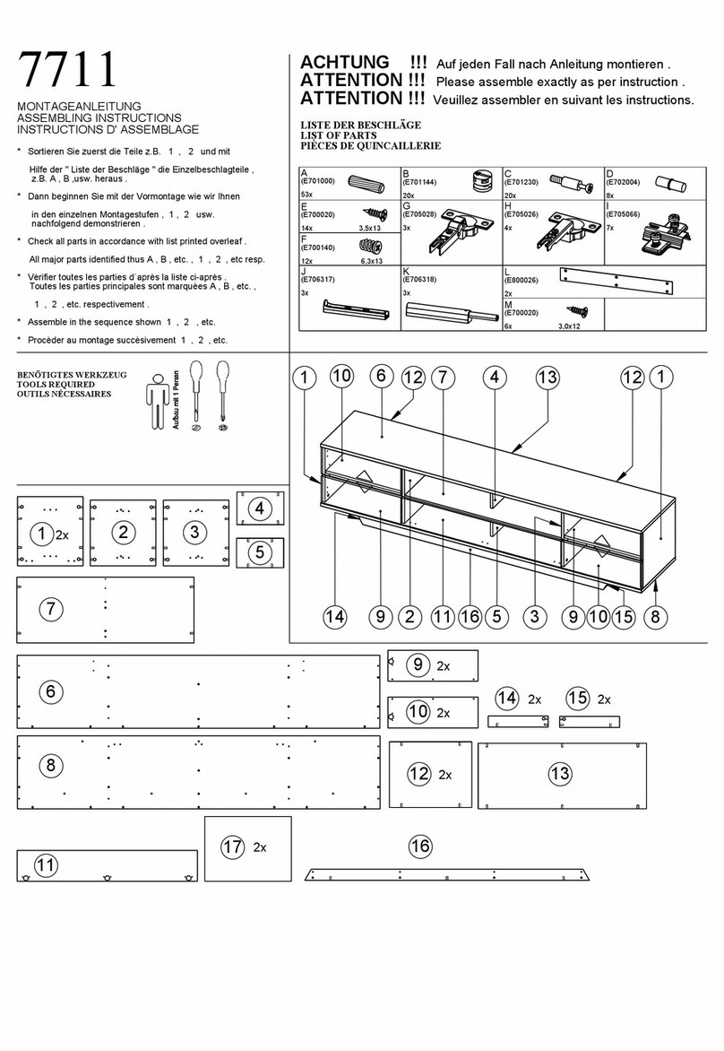 Brotz 7711 Assembling Instruction