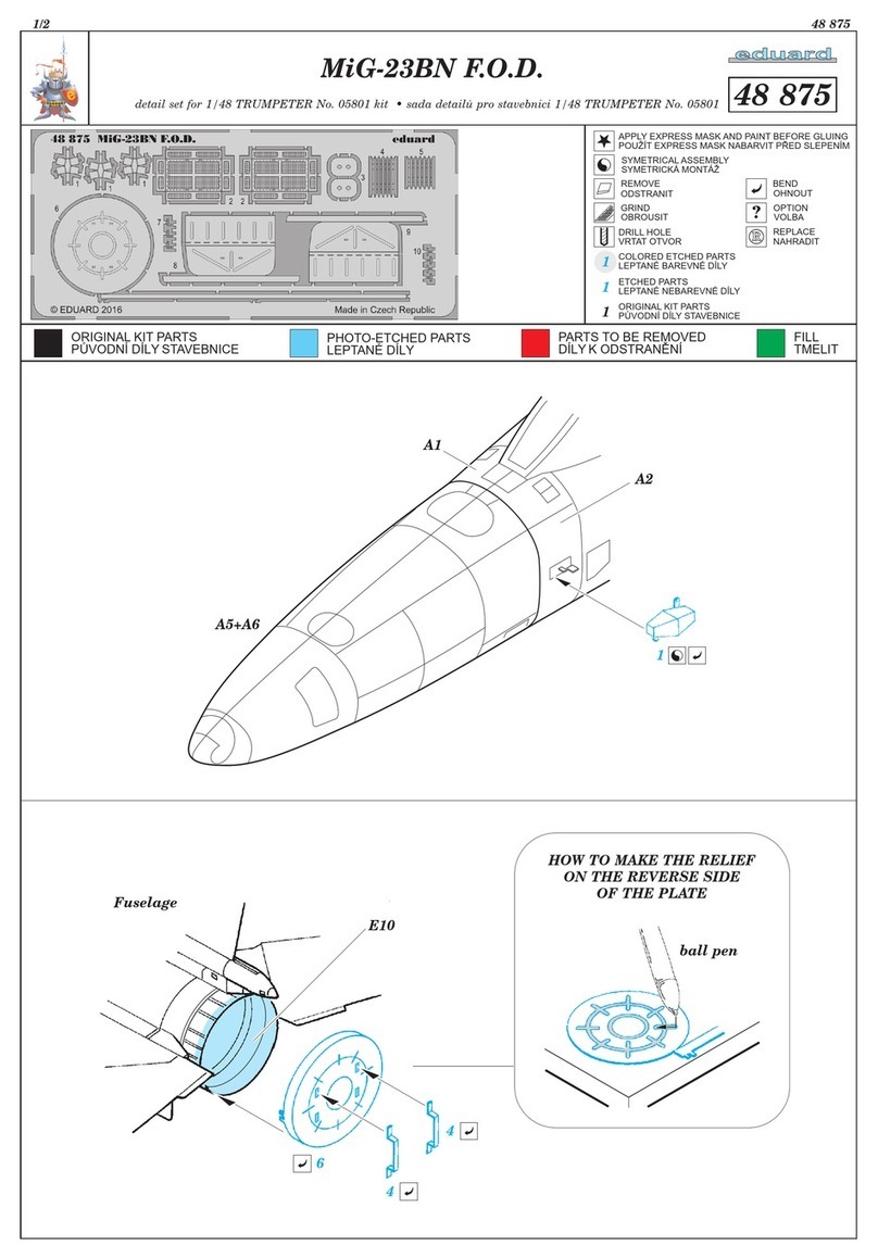 Eduard MiG-23BN F.O.D. User manual Eduard MiG-23BN F.O.D. User manual