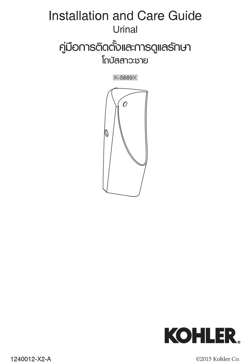 Kohler K-5889X Assembly instructions