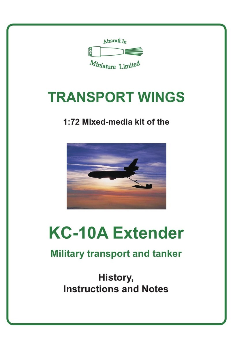 Aircraft in Miniature Limited TRANSPORT WINGS KC-10A EXTENDER instructions